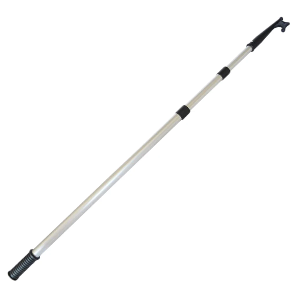 Telescoping Boat Hook for Docking - with Replacement Nylon Tip - Marine Accessories - 42 to 92 inch Extention