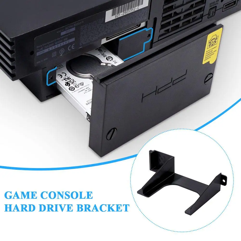 1/2Pcs 2.5인치 하드 드라이브 브래킷 HDD SSD 3D 프린팅 브래킷 플레이스테이션 2 SCPH-3000 및 SCPH-50000 콘솔에 적합
