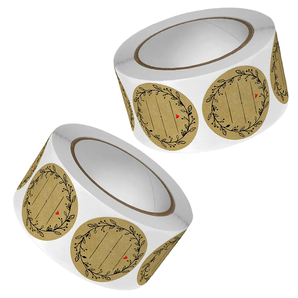 

2 рулона наклеек, декоративные наклейки, ярлыки для выпечки, наклейки, многофункциональные Подарочные наклейки