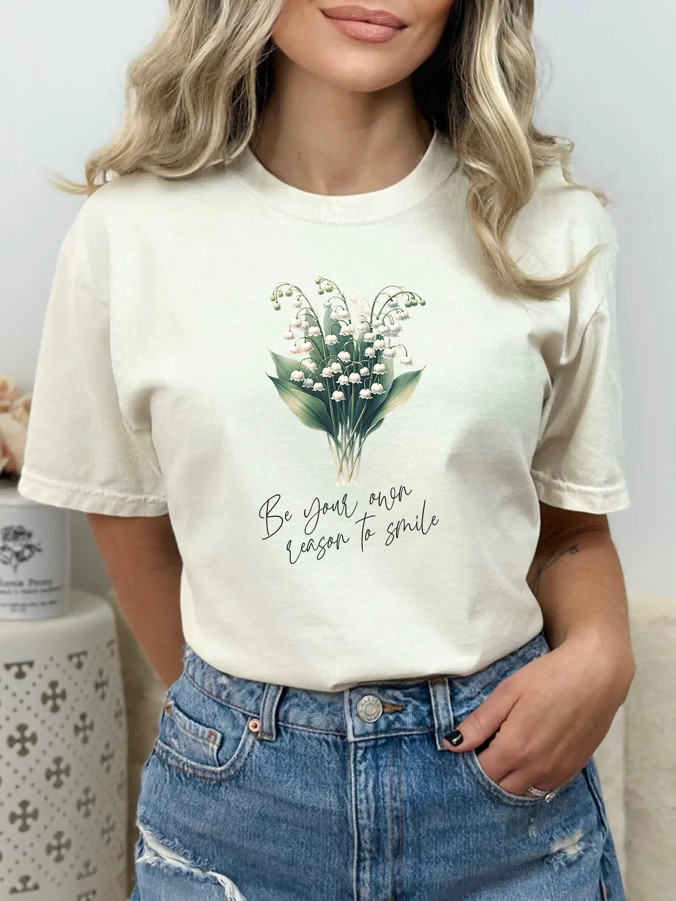 

Colorful Letter Print Crew Neck T-shirt, Casual Short Sleeve Top For Spring & Summer, Women's Clothing