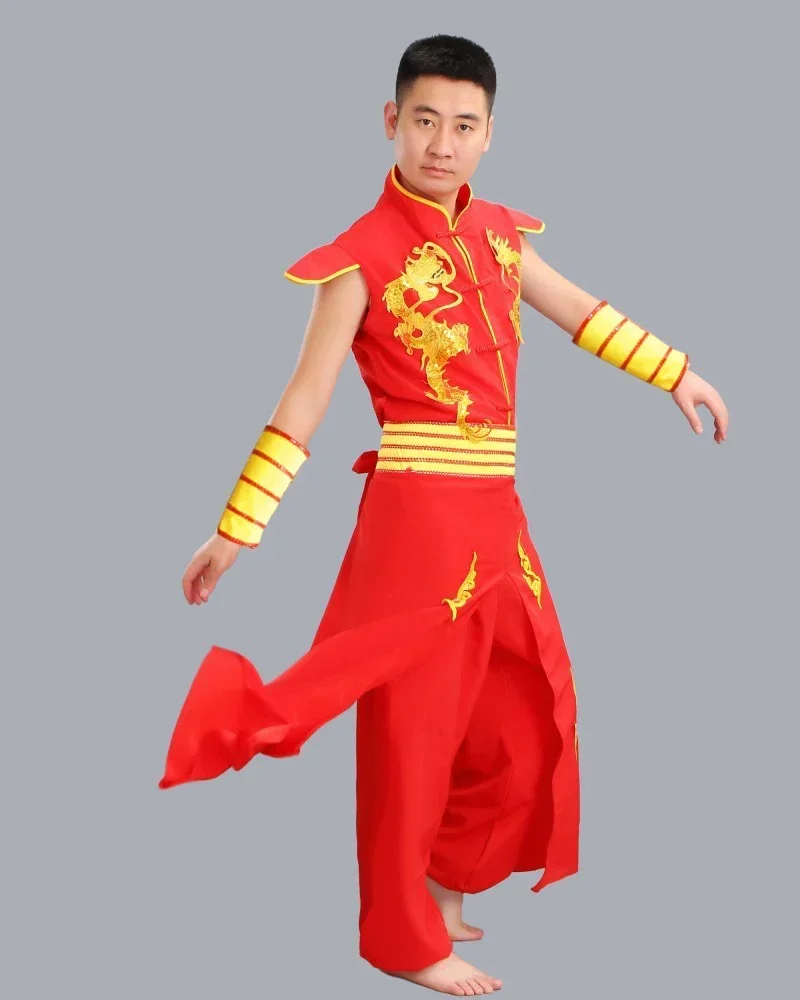 Classic Dragon Costume Folk Dance Drum Opening Dance Costume Drum Team Performance Adult Celebration Chinese Loong