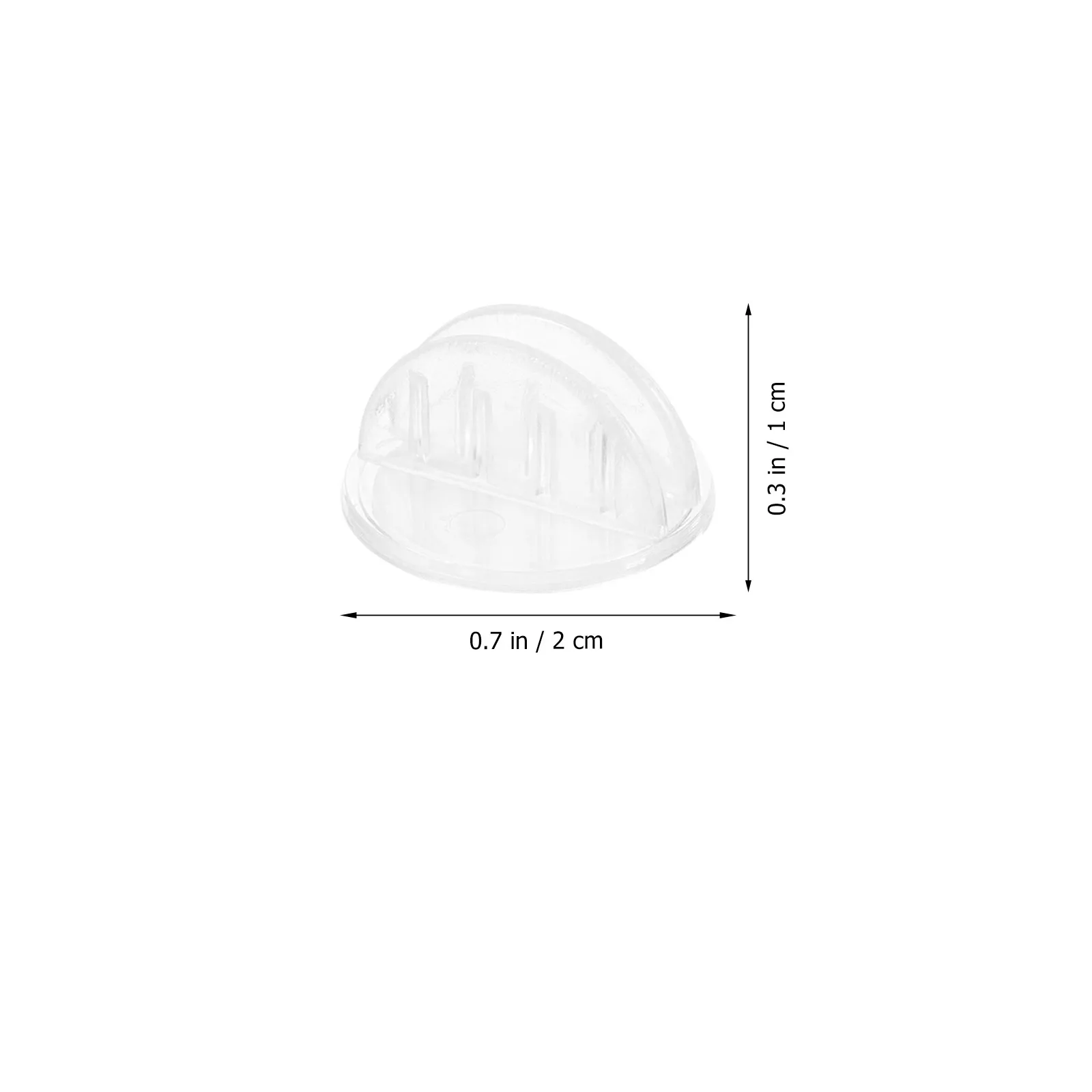100Pcs 소매점 표시 클립 슈퍼마켓 상점 테이블 표시 디스플레이 판매용 접착식 플라스틱 가격표 홀더