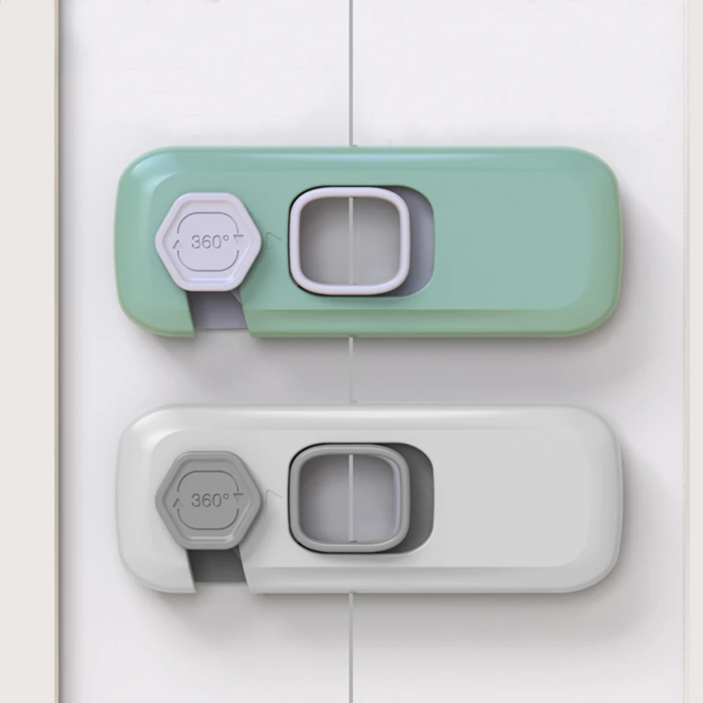 

2 PCS Baby Anti-Pinch Freezer Protection Refrigerator Housing Safety Child Safety Lock Closing Buckle Door Locks