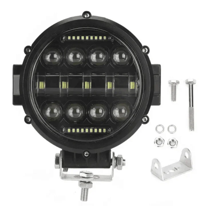 7inch Waterproof LED Headlight Hi/Low Daytime running Offroad LED Bar Spot Flood