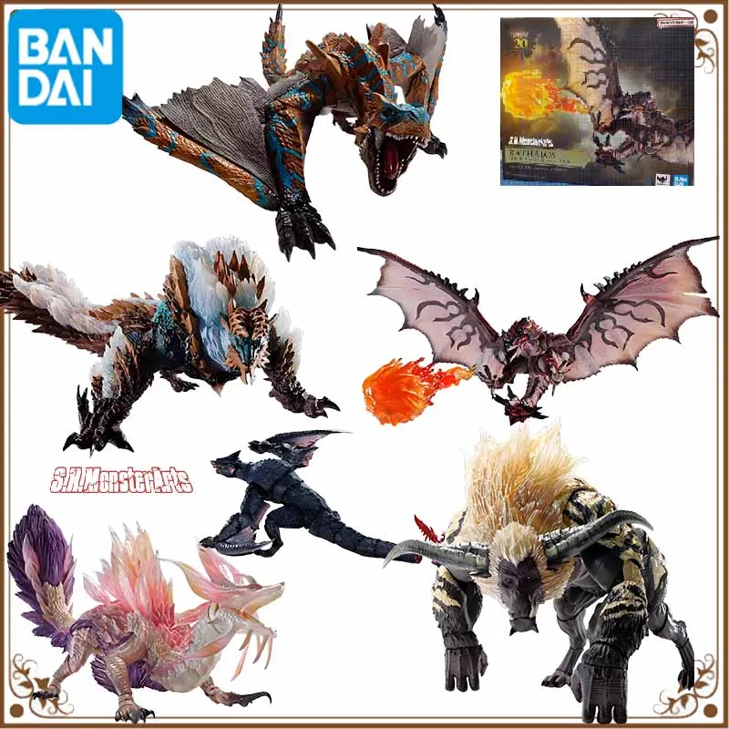 Bandai Original SHM Anime Figure MONSTER HUNTER RATHALOS 20th