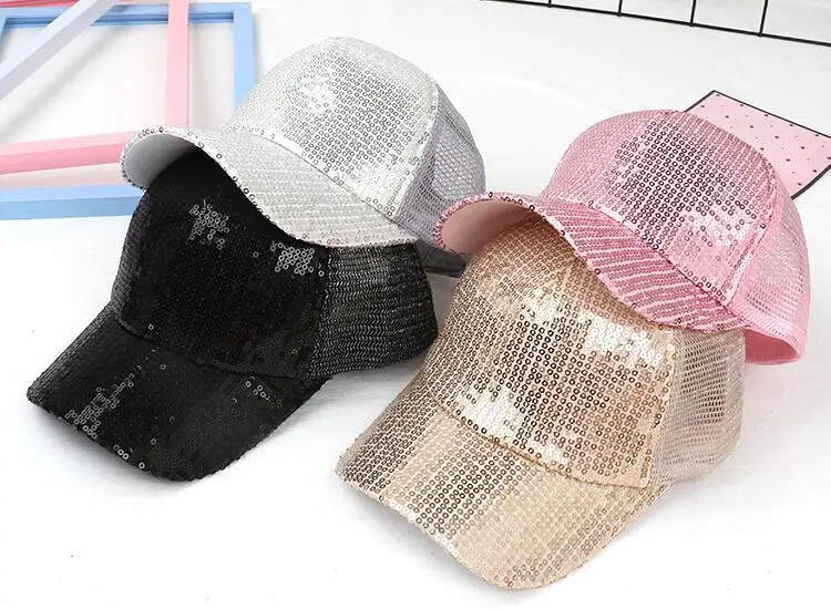 Little Diva Sparkle Cap | Sequin Kids Baseball Hat