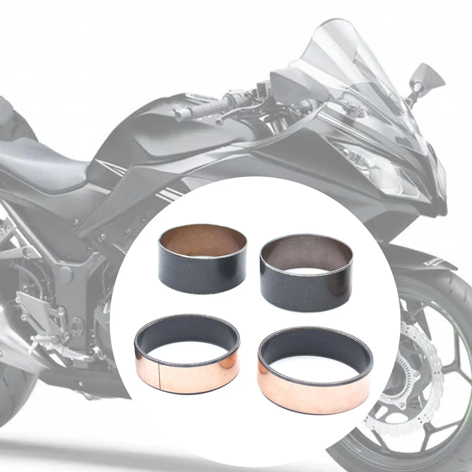 

4 шт., амортизирующие кольца для Kawasaki EX250