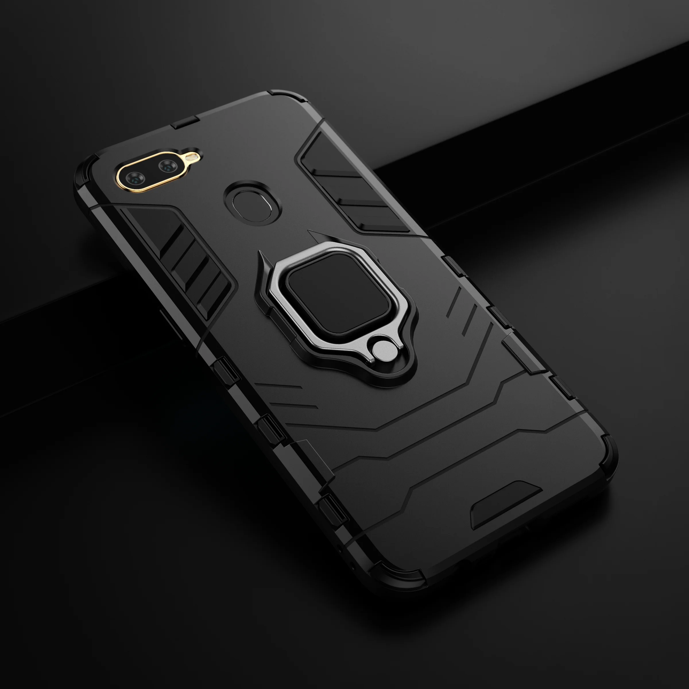 CXKJ Black Coque Personnalisée Pour Oppo A77 5G (6.56 Pouce) Silicone