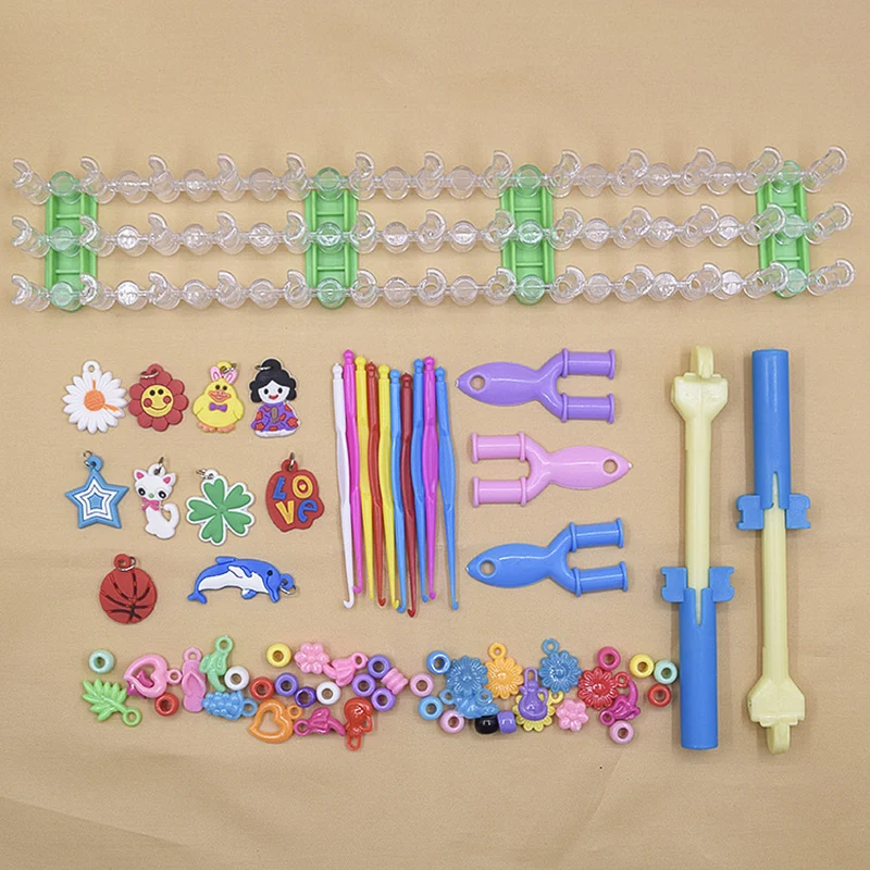 DIY Toy Rubber Loom Bands Set Kid Bracelet Silicone Band Elastic