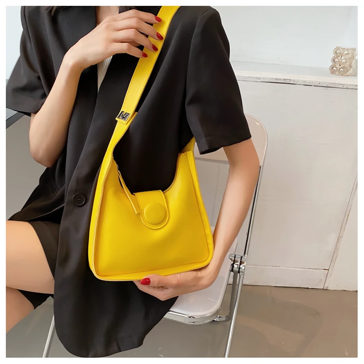 Casual Shoulder Bag for Women Pu Leather Large Capacity Simple Women's Handbags for Women 2022 Fashion Ladies Crossbody Bags