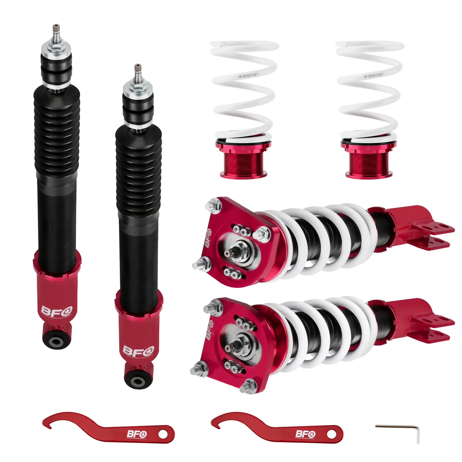 

MaXpeedingrods Street Coilovers Kit for Ford Mustang 4th 94-04 Shocks Absorbers Adjustable Coilover Damper Shocks Struts Kit