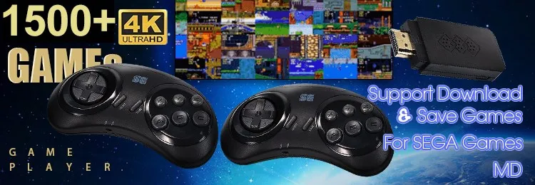 Video Game Console Handheld Game Player Mini Game Console Built in 1800 Classic 8 Bit Games Dual Wireless Gamepad HD/AV Output