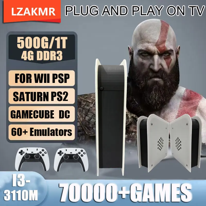 レトロゲーム機 1T M15 Batocera I3-3110M 7万+ゲーム Wii PS2