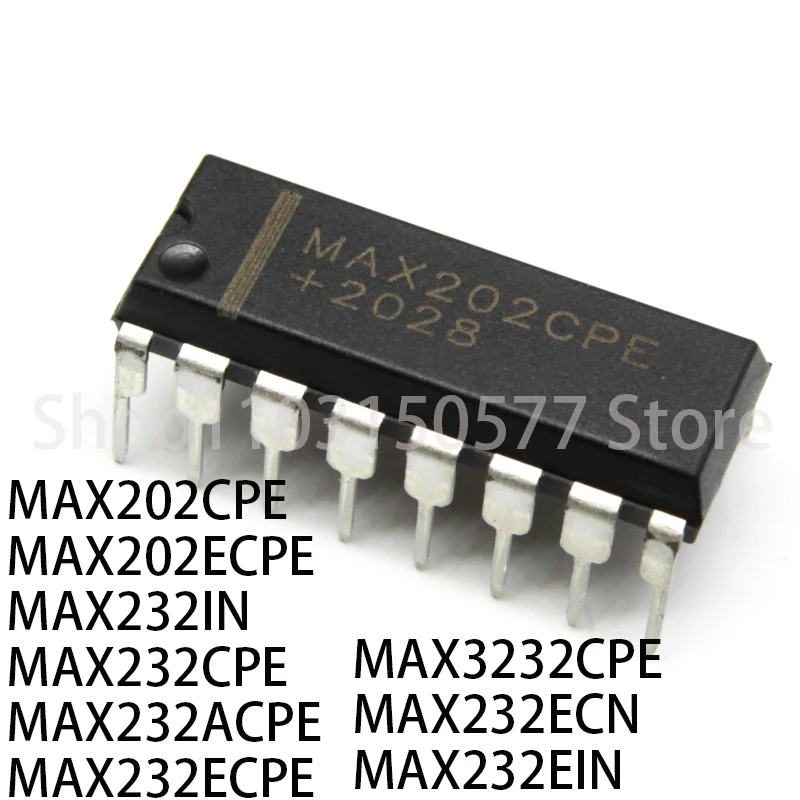 

1 шт. MAX202CPE/EPE MAX202ECPE/EEPE MAX232IN MAX232CPE/EPE MAX232ACPE/AEPE MAX232ECPE/EEPE MAX3232CPE/EPE MAX232ECN-DIP16