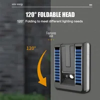 Foldable LED 120° Solar Light Outdoor Wall Lamp Waterproof Spotlights Lamp Motion Sensor Solar 3 Modes Street Light Garden Decor 2