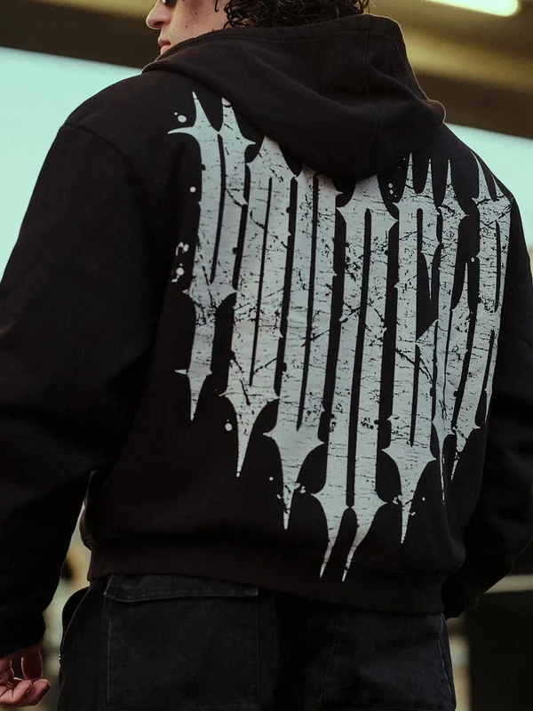 미국 스타일 남성용 지퍼 가디건 스웨트셔츠 재킷 러닝 스포츠 피트니스 프린트 캐주얼 후디 편안하고 통기성 좋은