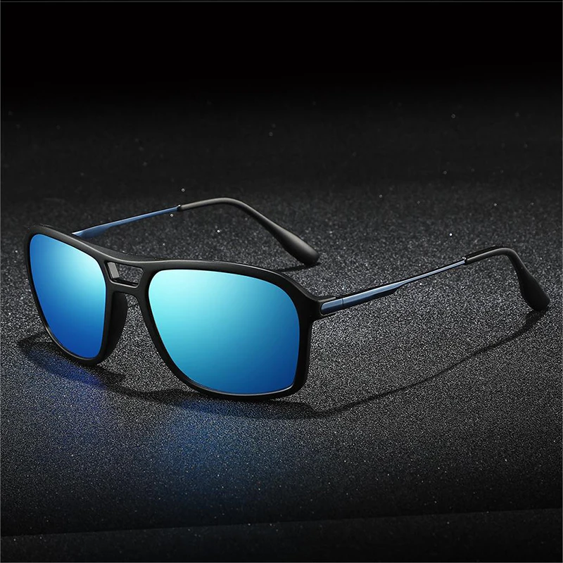 

Fashion Trend Square Frame Polarized Sunglasses For Men Women Vintage Classic Fishing Polaroid Sun Glasses Unisex Eyewear Shades