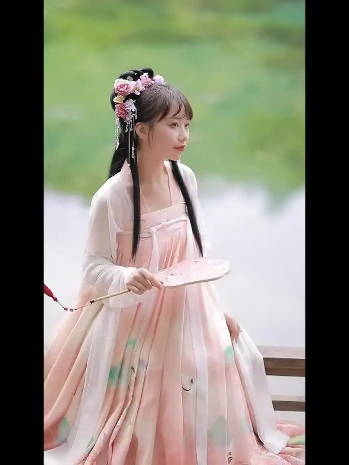 Халат Hanfu de Style chinois pour femmes тенue Princesse traditionnelle Bravogante avec Broderie Florale Fée Orient sur scene