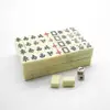 Compact Mahjong Set Portable Mini Mahjong Game Set for Travel Home Parties Lightweight Classic Chinese Mahjong Set for On-the-go 6