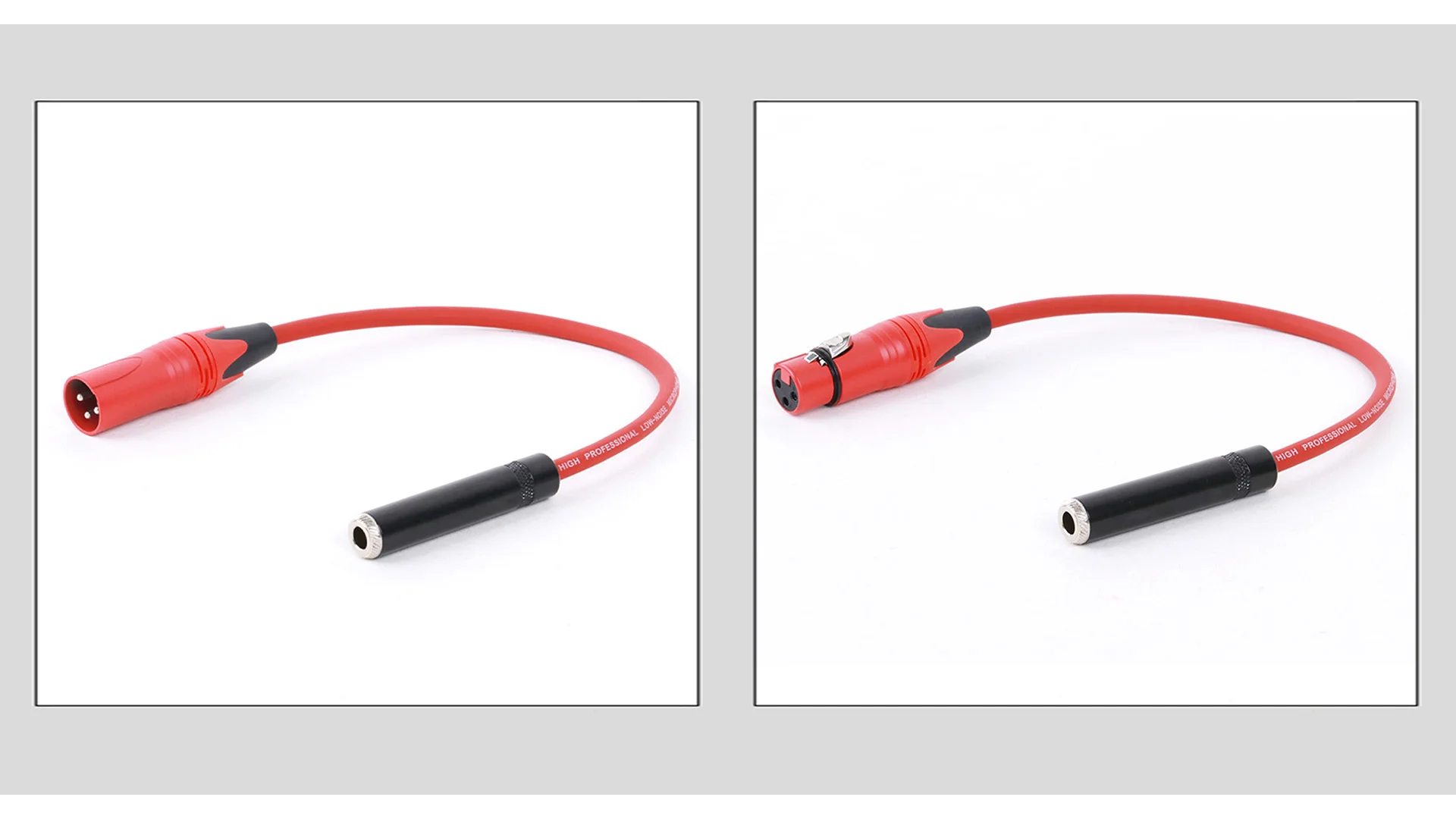 1pcs Spezialität 6,35mm 0,3 Zoll Stereo trs Buchse zu 3pin xlr Buchse/Stecker Audio kabel für Gitarren mikrofone M-15M – Detail 8