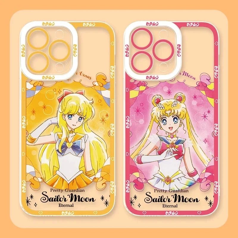 Anime Sailors Moons Case For Samsung Galaxy S24 S23 S22 Ultra S21