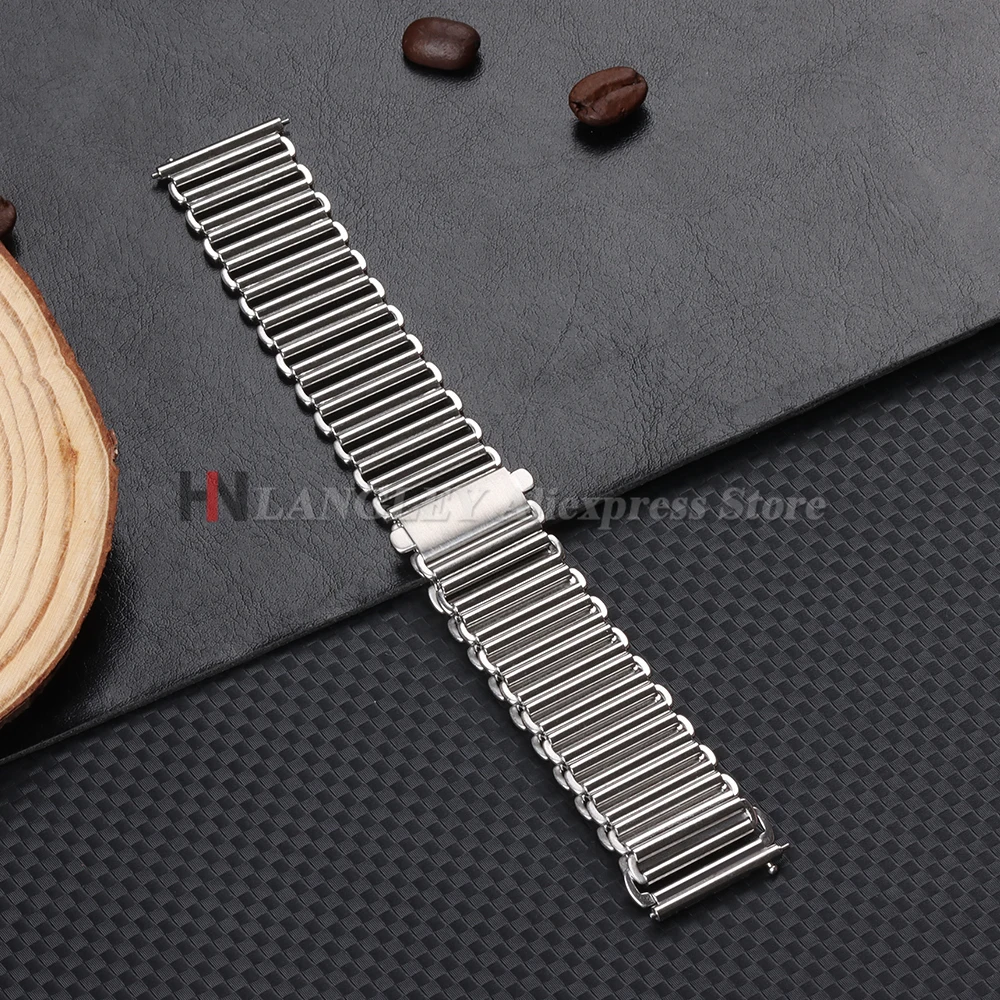 Premium 316L Stainless Steel Bonklip Watch Bracelet - Quick Release in Silver & Black