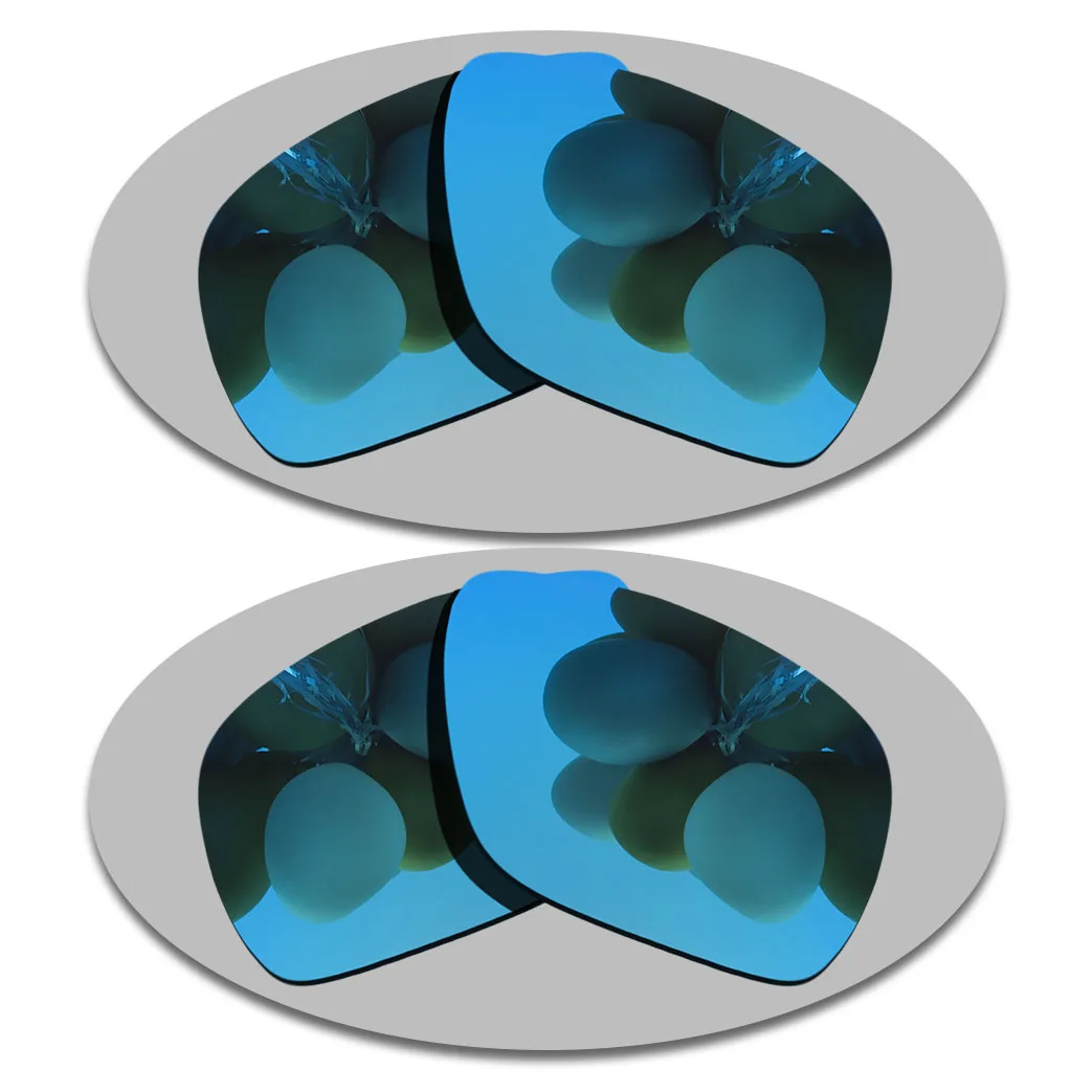 

2 Pairs Sky Blue&Sky Blue Lenses Replacement For-Carrera Grand Prix 2 t4090 Polarized Sunglasses