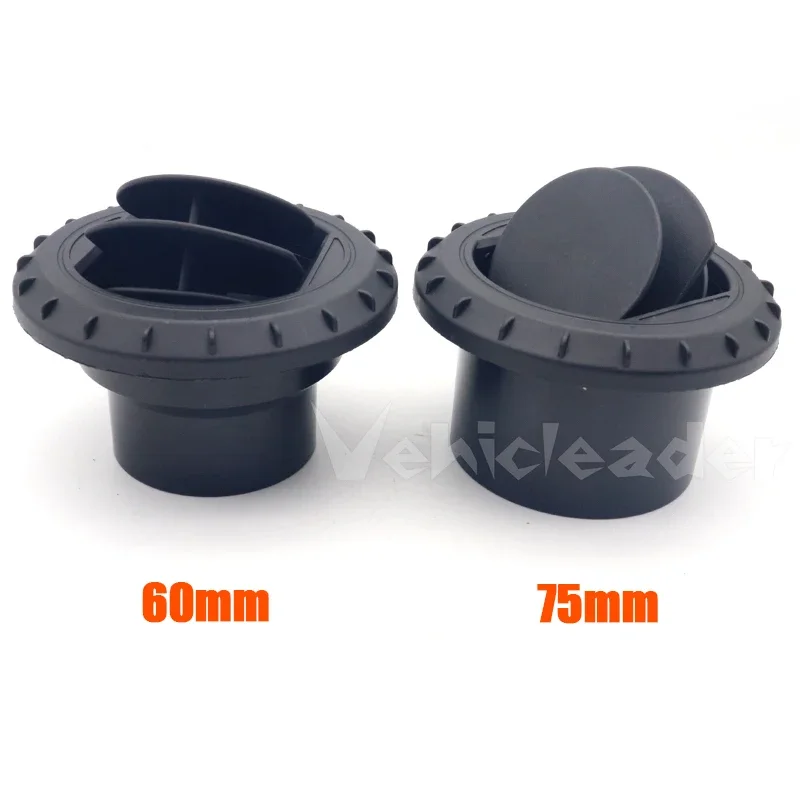 60/75mm Pipe Outlet Connector Warm Air Vent Outlet Rotatable for Car Truck VAN Camper Air Diesel Heater