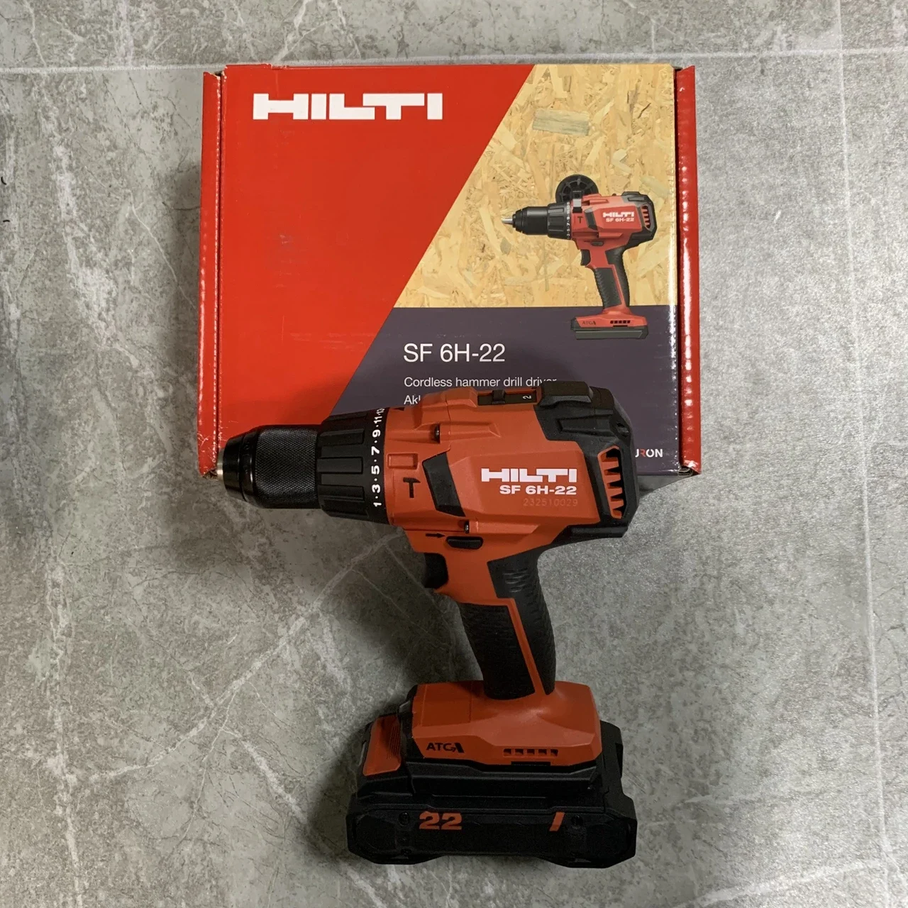 NURON System HILTI SF 6H-22 Hammer Drill Driver Compact Includes 4.0AH lithium battery) 4pcs lot shseja battery cr2 800mah 3v lithium battery for gps security system camera medical equipment camera lithium battery