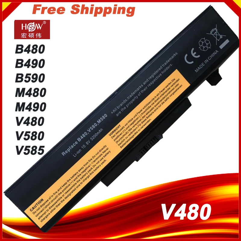 Bateria do Portátil para Lenovo B590 3icr19 652 L11s6y01 3inr19 65-2 B580 B585 B590 B595 M580 M595 M595 E49 K49
