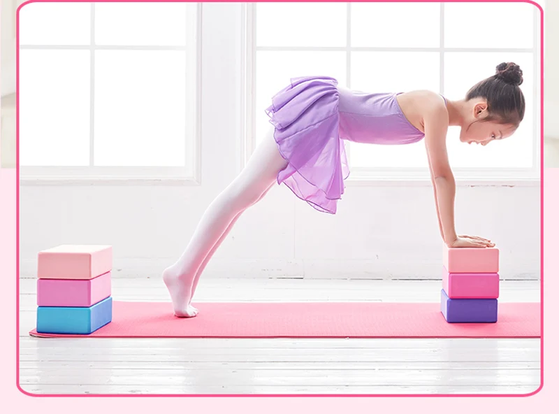 Lot 2 Briques yoga Blocs de Yoga stabilité EVA pour la méditation Yoga