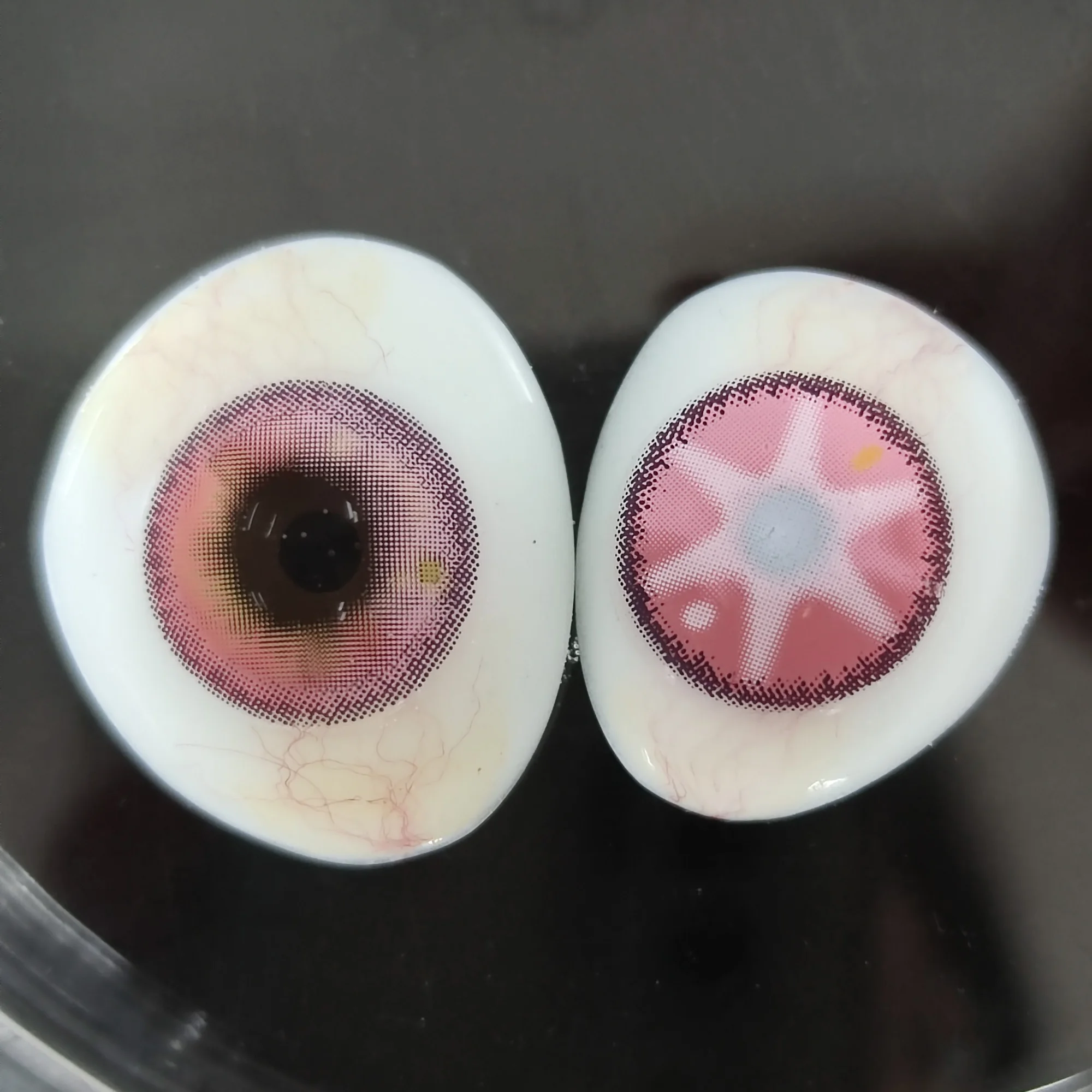 Vibrant Anime Cosplay Color Contact Lenses - Halloween Edition (1 Pair)