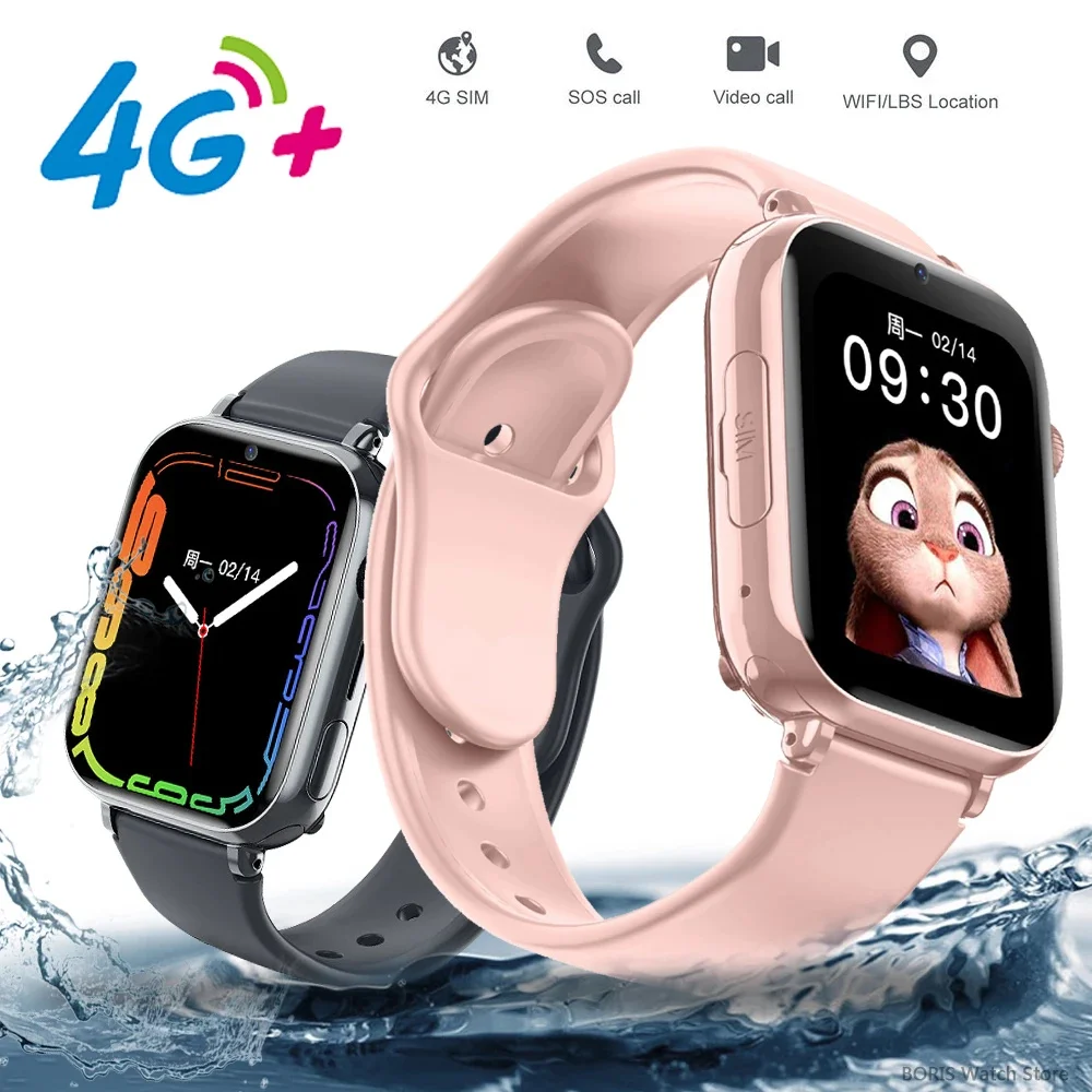 

LT38 Kids Smart Watch 4G Video Call SOS Camera LBS Location Phone Watch Waterproof Baby Sound Remote Monitoring Child Smartwatch