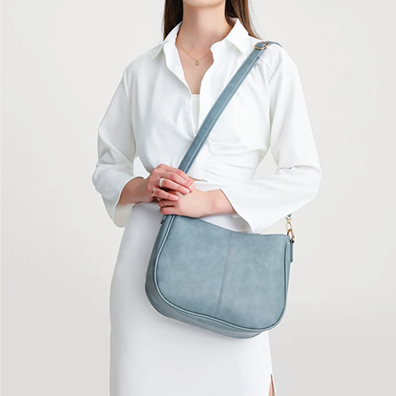 

Shoulder Bags for Women Soft Leather Luxury Handbags Women Messenger Bags Designer Top-Handle Bag Female Retro Vintage Totes