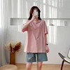Maternity Nursing T-Shirt Top 98% Cotton Mother Nursing Tees Breastfeeding T Shirt for Pregnant Women Summer Pregnancy Top Wear 4