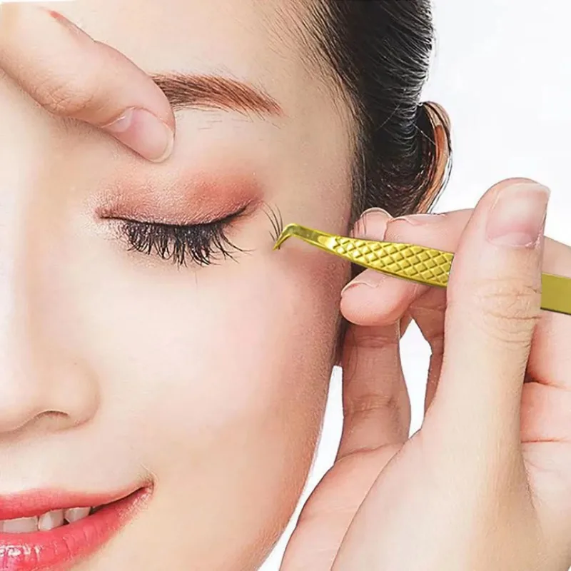 Fiber Tips Eyebrow and Eyelash Tweezers for Eyelash Extensions Eyelashes Hair Removal eyelash tweezers,eyebrow tweezers