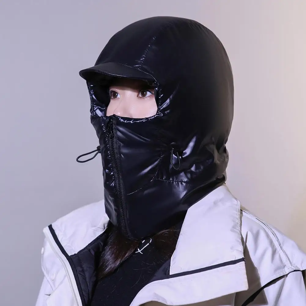 

Winter Warm Hat Jacket Surface Waterproof Thickened Head Face Ear Protection Windproof Warm Outdoor Cycling Skiing Head Cover