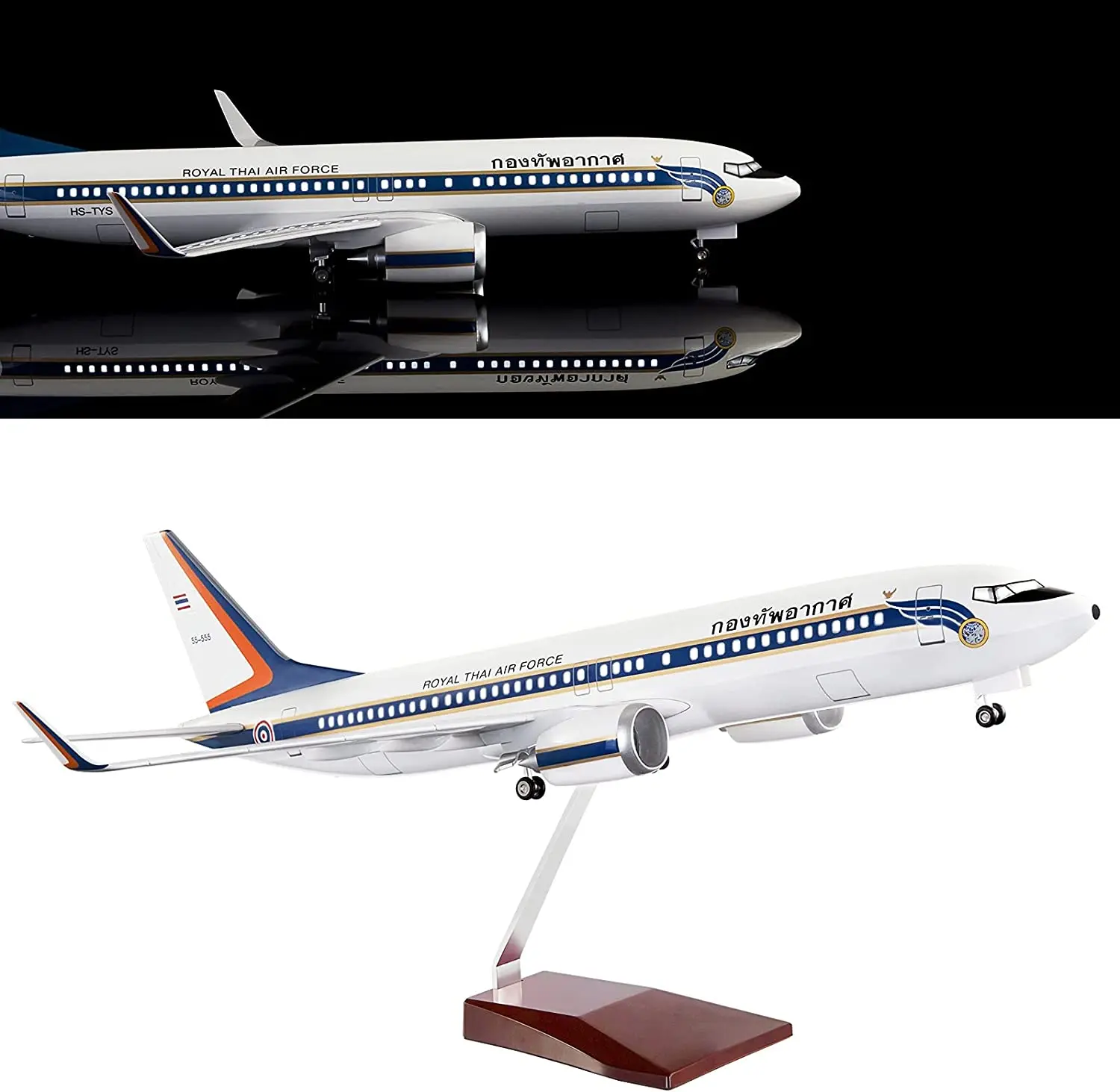 1/160 Scale 50.5CM Airplane Airbus A380 Air France Airline Model W