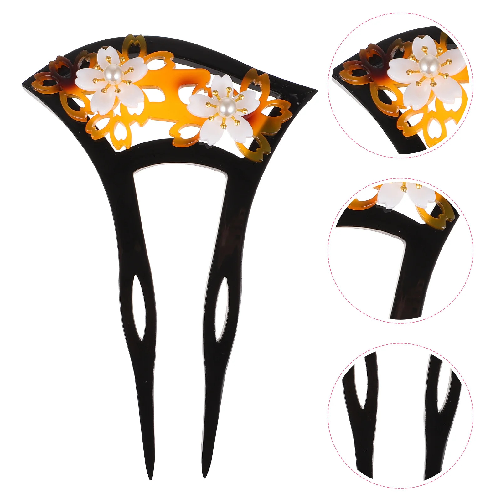 

1pc Retro Headdress Chinese Style Hair Clip Classical Hair Stick U-Shape Hairpin