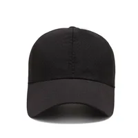 Wholesale Men Women Summer Baseball Cap Quick Drying Hats Unisex Breathable Sport Pure Color Snapback Hat Men Golf Trucker Hat 2