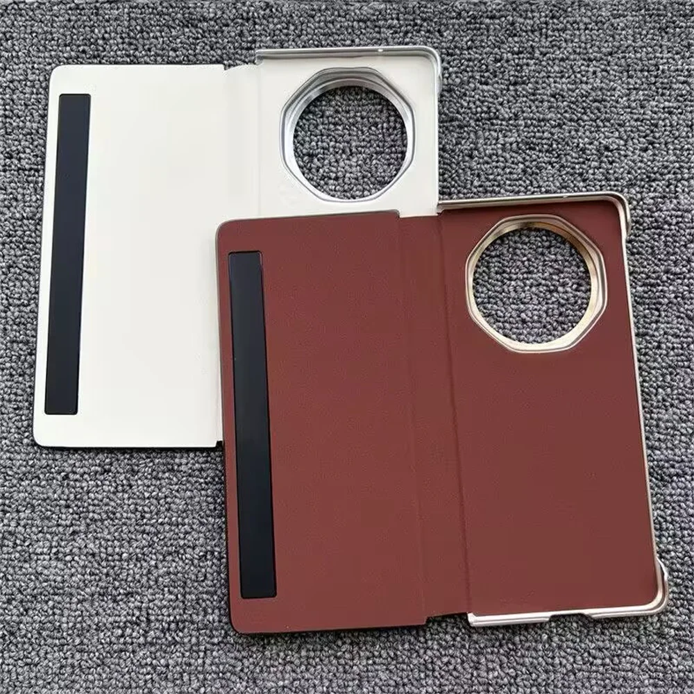 Leather Smart View Flip Case with Auto Sleep/Wake and Lens Kickstand