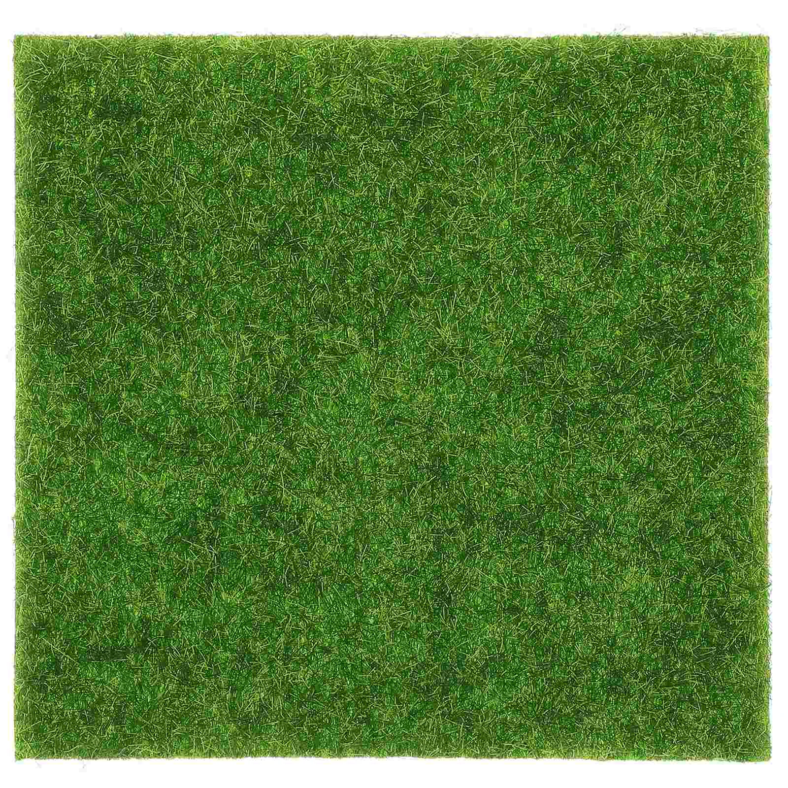 

Artificial Grass Faux Grass Tile Fake Moss Green Grass Mat Miniature Lawn Fake Grass Turf
