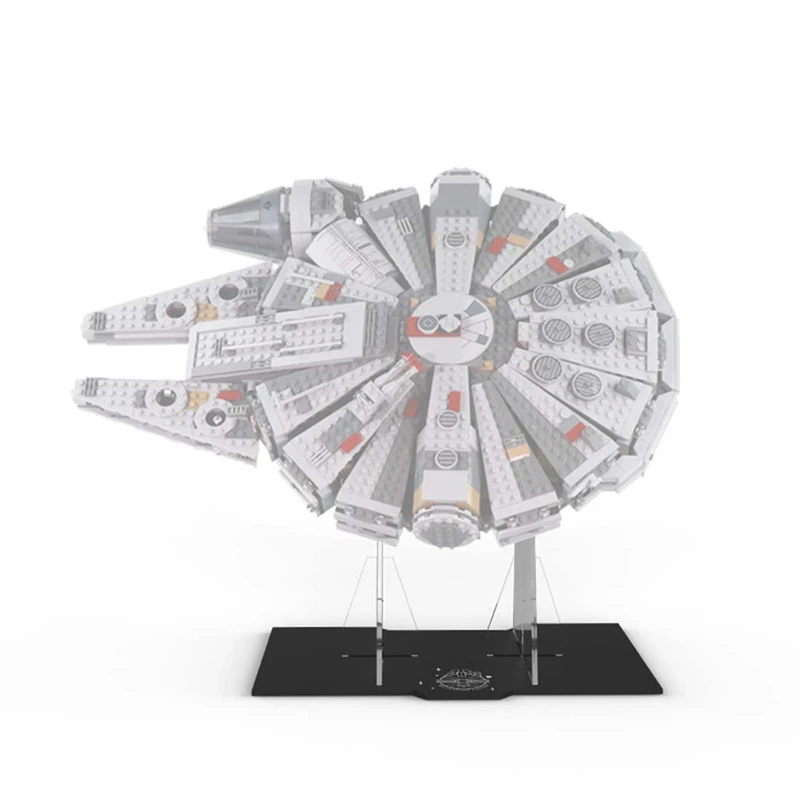 Supporto Per Lego Millennium Falcon 75105, 5Mm Supporto In Acrilico Per Lego 75105 (Set Di Modelli Non Inclusi)