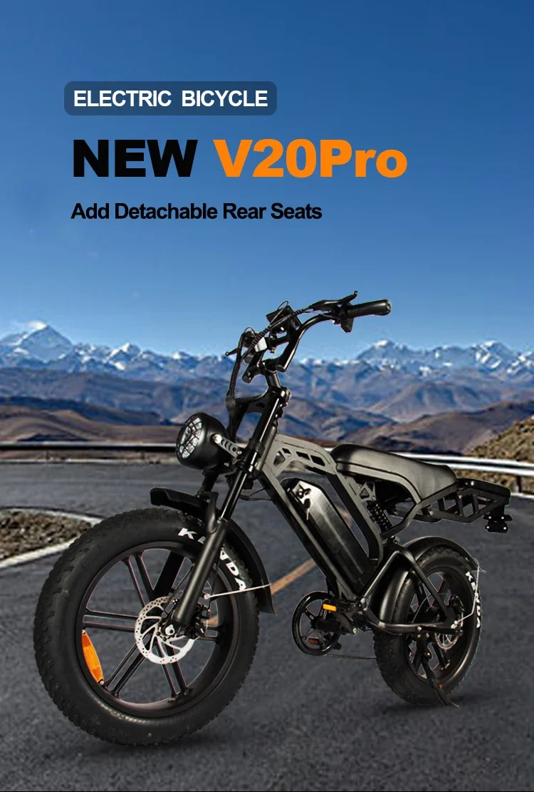 Electric Bike V20PRO1000W48V15AH for Off-Road Riding