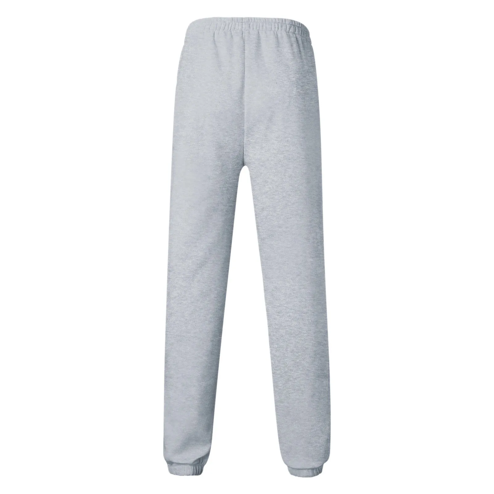 Winter Pants Men Fleece Joggers Sweatpants Drawstring Trousers Men Running Pants Warm Velvet Ankle-tied Sweater