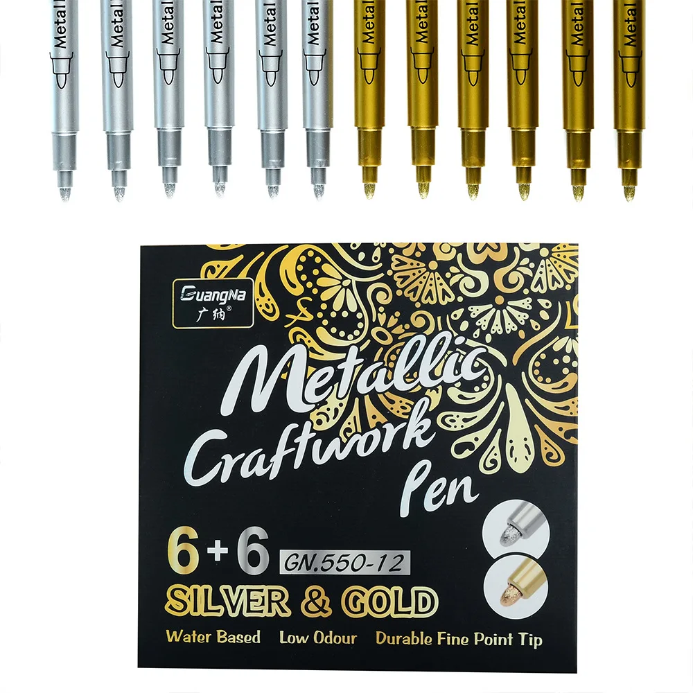 Metallic Marker Gold & Silver