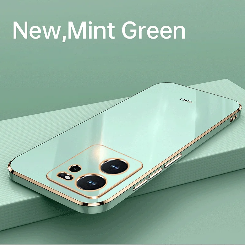 

Luxury 6D Gold Plating Casing for Redmi K60 Ultra K60 Pro Soft TPU Case Colorful Silicone Back Cover Camera Protection Funda