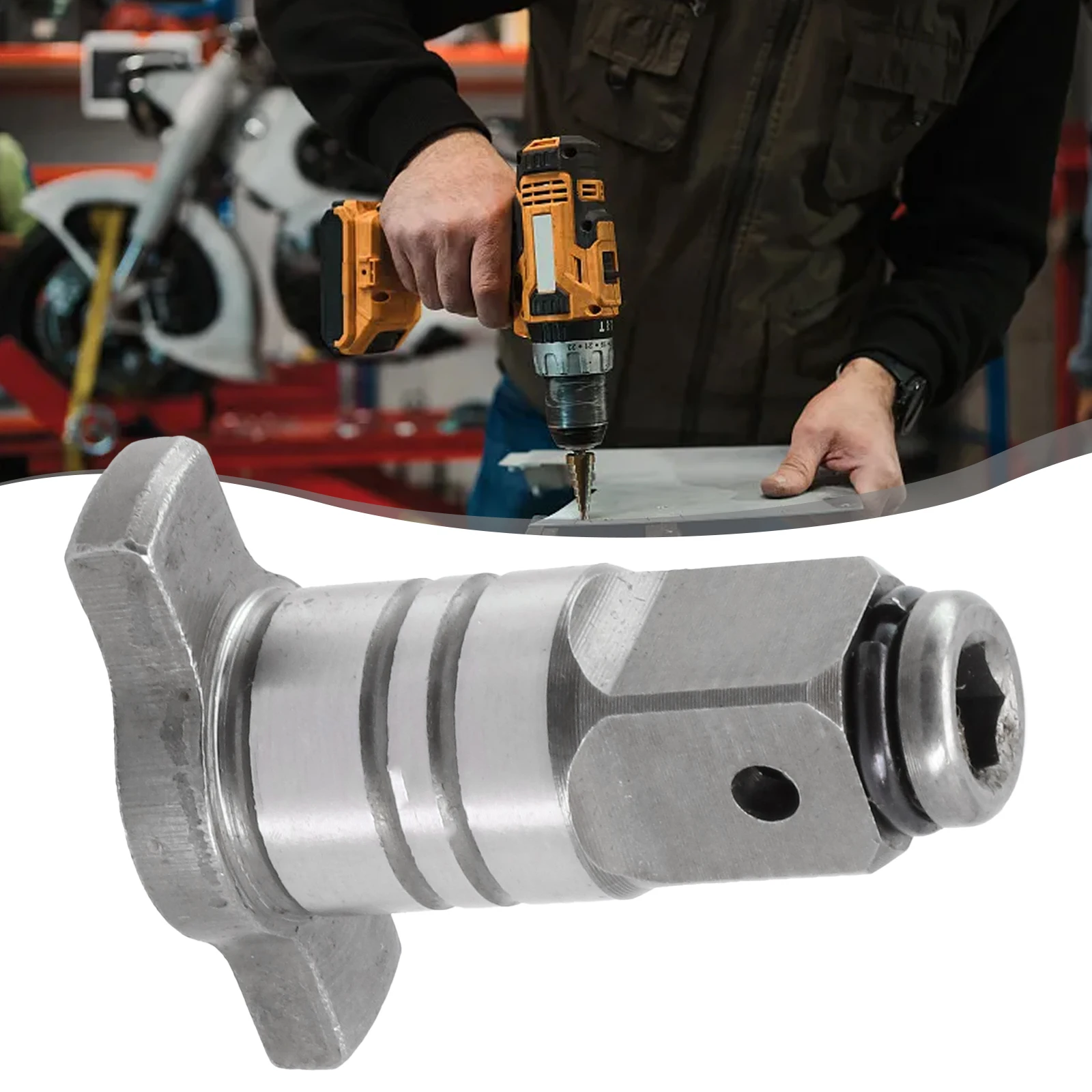 1PC Electric Brushless Impact Wrench Shaft Dual Use Cordless Wrench Part Power Drill Tool Accessories For Sanitary Ware Pipe Nut 4
