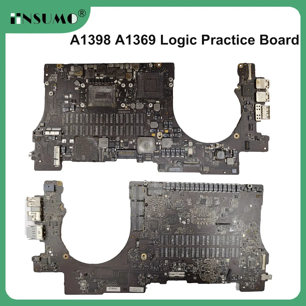 손상 마더보드 로직 연습 보드, 맥북 BGA 칩 납땜 리볼링 수리 기술 훈련 도구, A1398, A1369