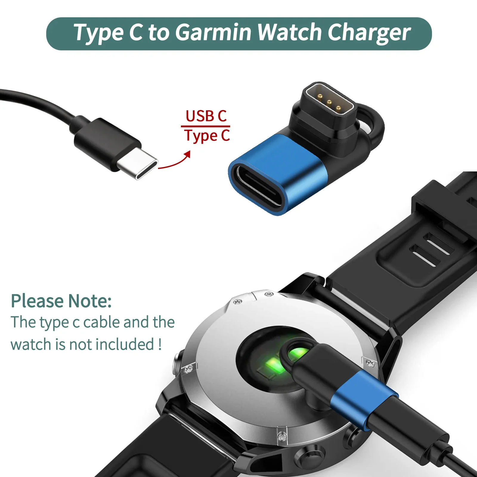 Universal USB-C 90 Degree L-Shape Charging Adapter